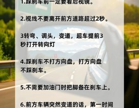 新手练车步骤(新手练车技)