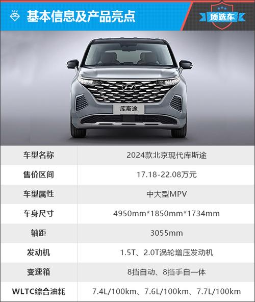 现代库斯途mpv,现代库斯途参数配置